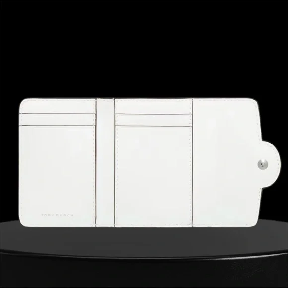 Tory Burch White Embossed Wallet - Picture 4 of 9